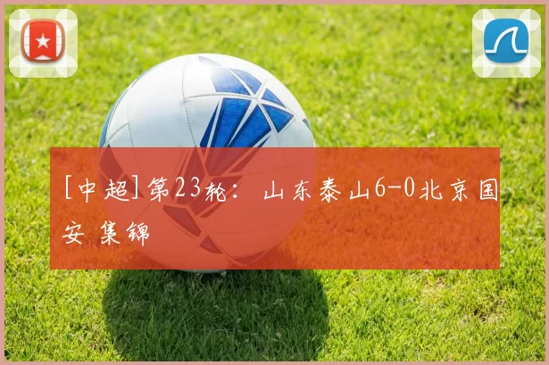 [中超]第23轮：山东泰山6-0北京国安 集锦